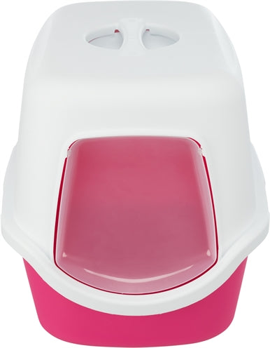 trixie kattenbak vico roze wit