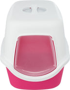 trixie kattenbak vico roze wit
