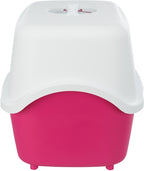 trixie kattenbak vico roze wit
