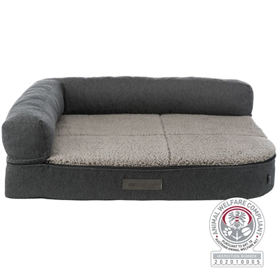 trixie vital hondenmand sofa bendson orthopedisch grijs