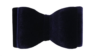 Cupid comet luxury vlinderstrik fluweel blauw