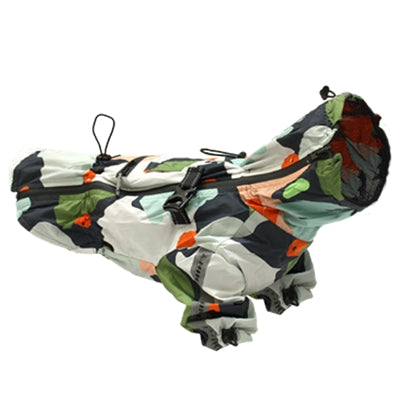 Croci Regenjas hiking go harlequin groen / grijs / oranje / wit