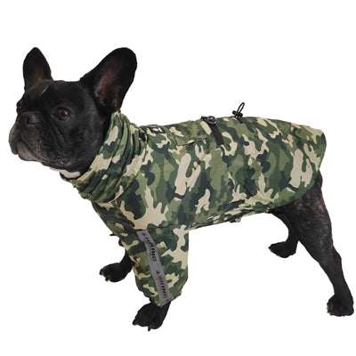 Croci Regenjas hiking go mimetic camouflage groen