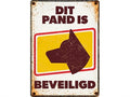 Plenty gifts Waakbord blik pand beveiligd