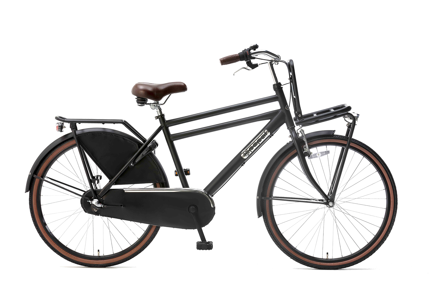 Popal Jongensfiets daily dutch basic+ 26 staal zwart