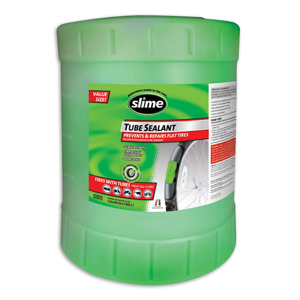 Slime tube-sealant can 18,9 liter (5 gal.) without pump