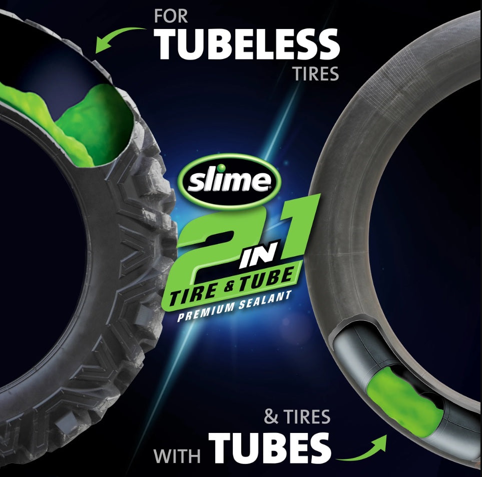 Slime 2-in-1 banden binnenbanden anti-lek middel 3.78 ltr