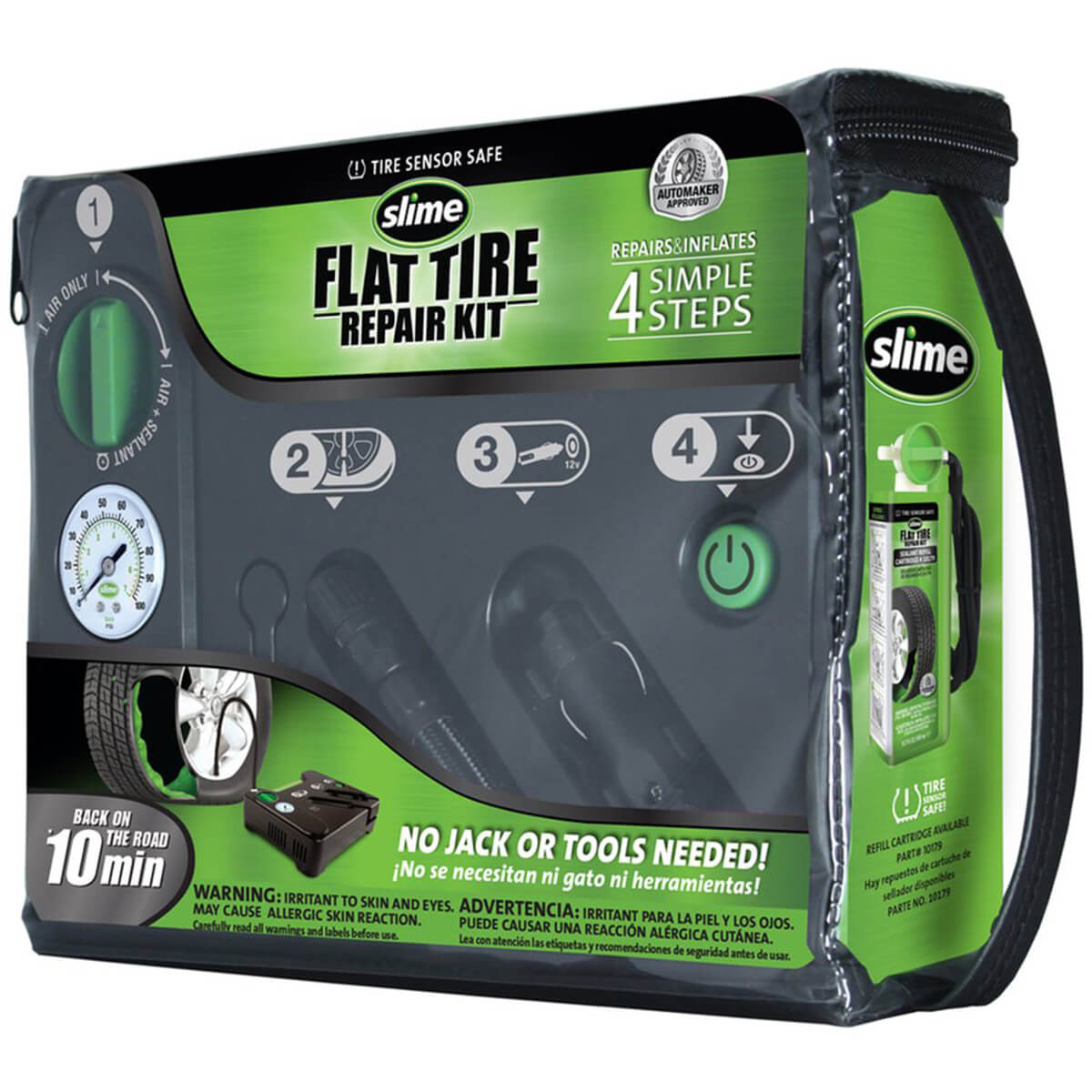 Slime flat tyre repair kit