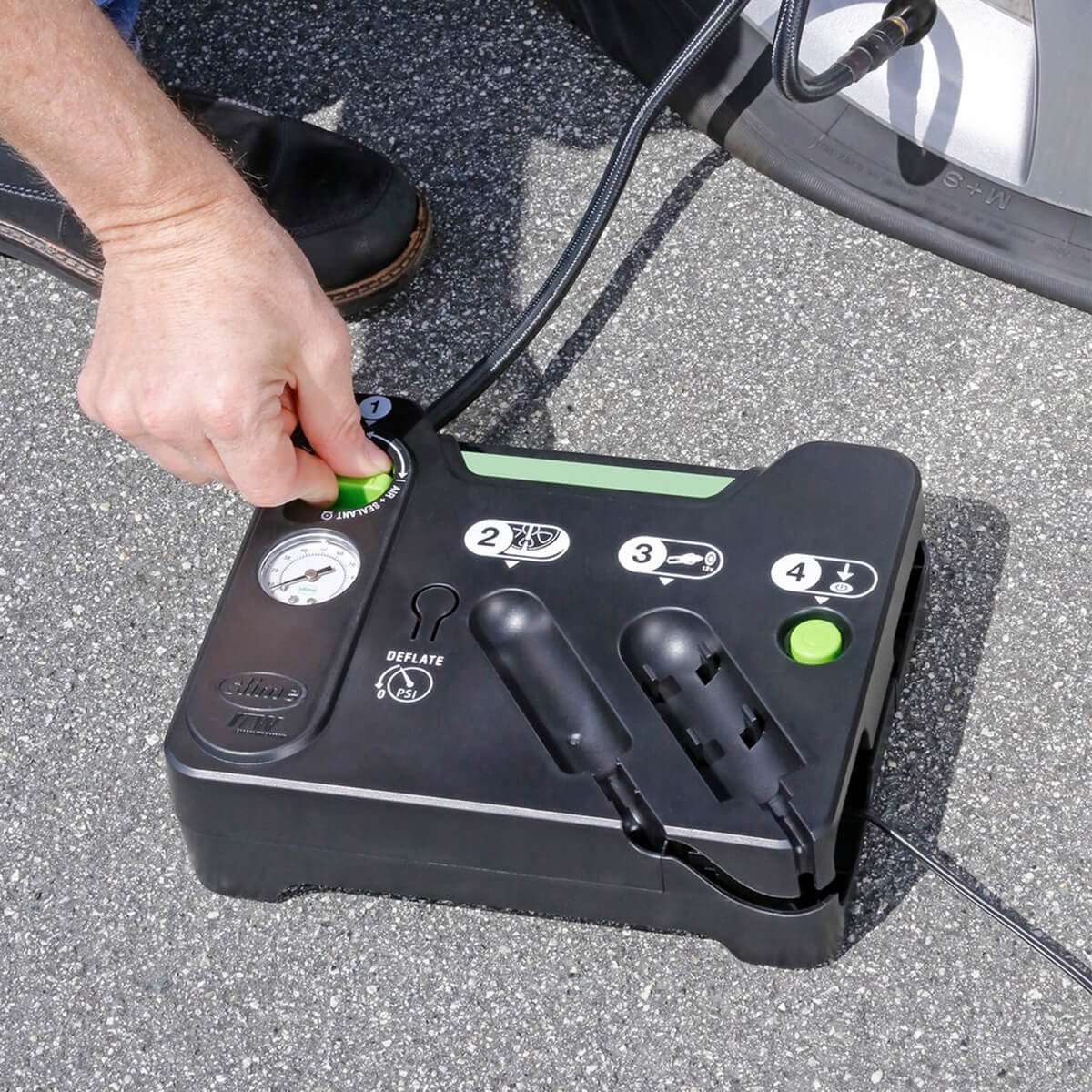 Slime flat tyre repair kit