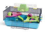 Savic Hamsterkooi heaven metro lichtblauw / donkerblauw