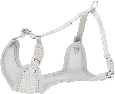 Trixie Hondentuig junior puppy softtuig met riem lichtgrijs