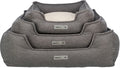 Trixie Be eco gerecycled hondenmand coline hoekig donkergrijs / beige