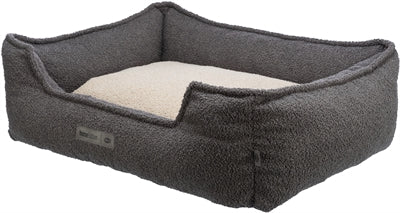 Trixie Be eco gerecycled hondenmand coline hoekig donkergrijs / beige