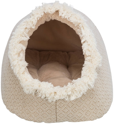 trixie kattenmand iglo boho beige