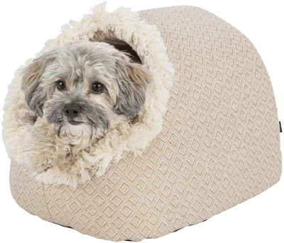 trixie kattenmand iglo boho beige