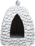 Trixie Kattenmand iglo mila pluche wit grijs