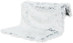 trixie radiator hangmat harvey langhaar pluche velours wit zwart