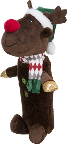 Trixie Xmas rendier met fles pluche