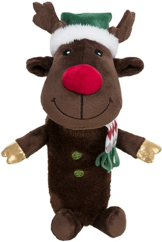 Trixie Xmas rendier met fles pluche