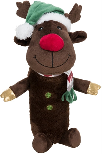 Trixie Xmas rendier met fles pluche