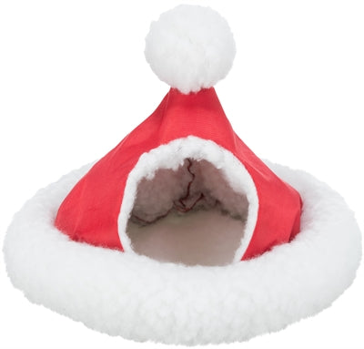 Trixie Xmas iglo muis / hamster rood / wit