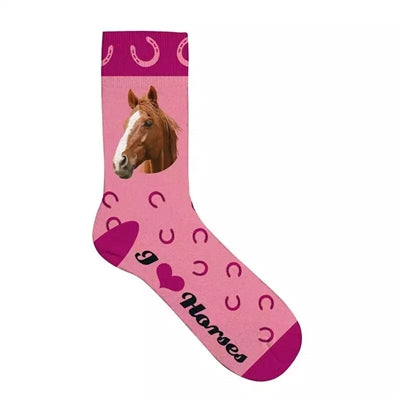 Plenty gifts Sokken paard roze