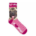Plenty gifts Sokken mopshond roze