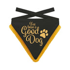 Plenty gifts Kerst bandana good dog zwart