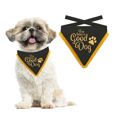 Plenty gifts Kerst bandana good dog zwart
