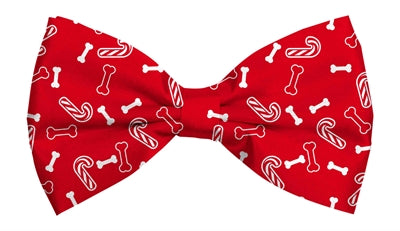 Plenty gifts Kerst vlinderstrik bot / candy cane rood