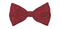 Plenty gifts Kerst vlinderstrik glitter rood