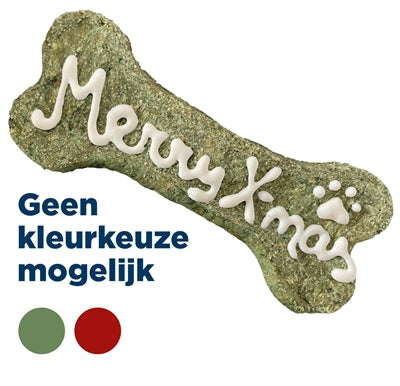 Hov-hov Xmas bone rood of groen xl