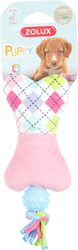 Zolux Puppy tiny pluche bot roze