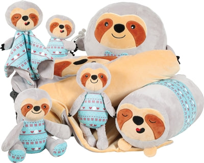 Zolux Chiquitos pluche luiaard knuffeldoekje gerecycled