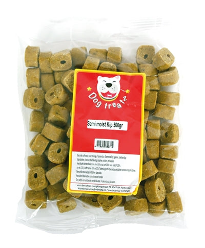 Dog treatz Semi moist kip