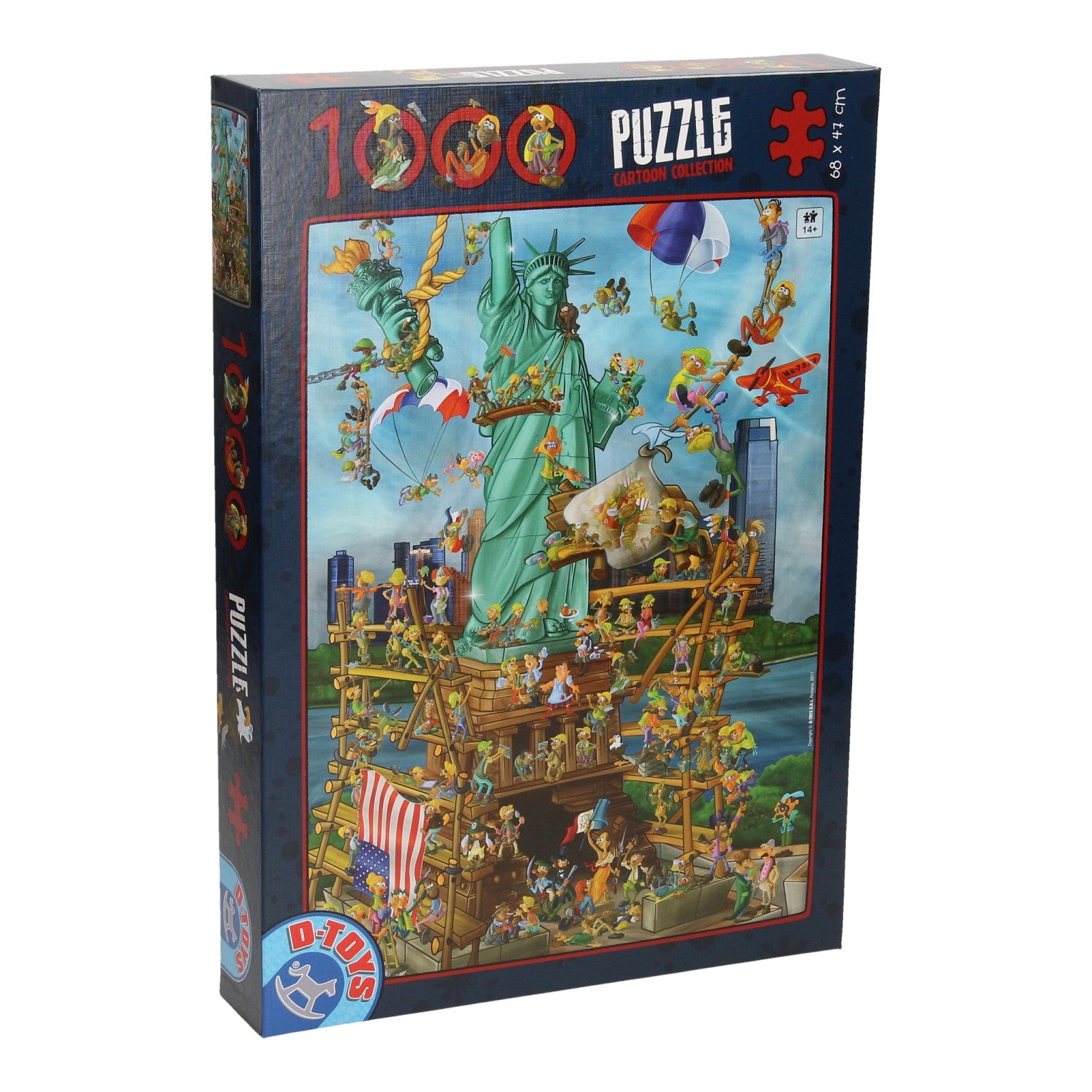 Cartoon Legpuzzel 1.000st Vrijheidsbeeld