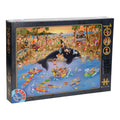 Cartoon Legpuzzel 1.000st Dagje op het Strand