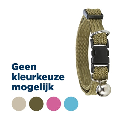 Trixie halsband kat nylon assorti