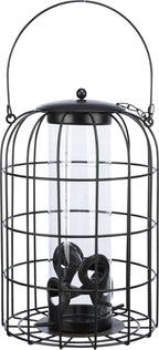 Trixie voerdispenser met gaasbescherming zwart