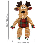 Kong Holiday floppy knots rendier