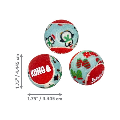 Kong Holiday squeakair bal assorti