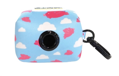 Croci Poepzakhouder vliegende varkens blauw / roze