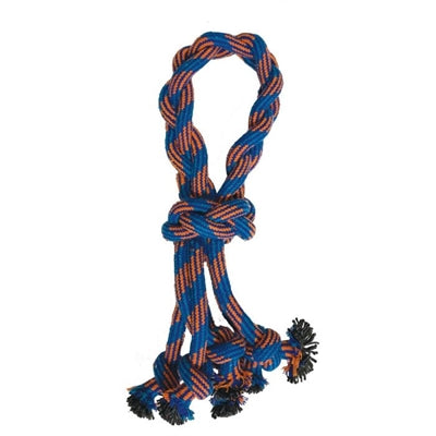Happy pet Multi tugger flostouw blauw / oranje