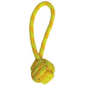 Happy pet Ropee bal tugger flostouw geel / oranje