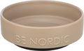 Trixie be nordic voerbak hond keramiek rubber taupe