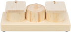 Trixie snack cups voor ratten en konijnen hout