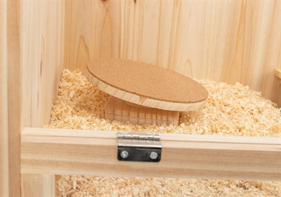 Trixie loopschijf degoes grote hamsters hout kurk