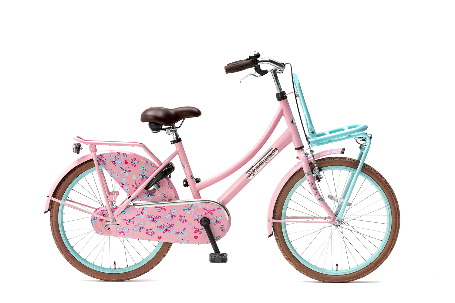 popal | meisjesfiets | daily dutch basic 22 | staal | roze