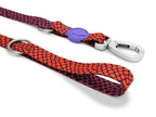 Morso hondenriem verstelbaar gerecycled urban lizard rood