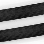 Morso half slip halsband hond soft rope gerecycled black zwart